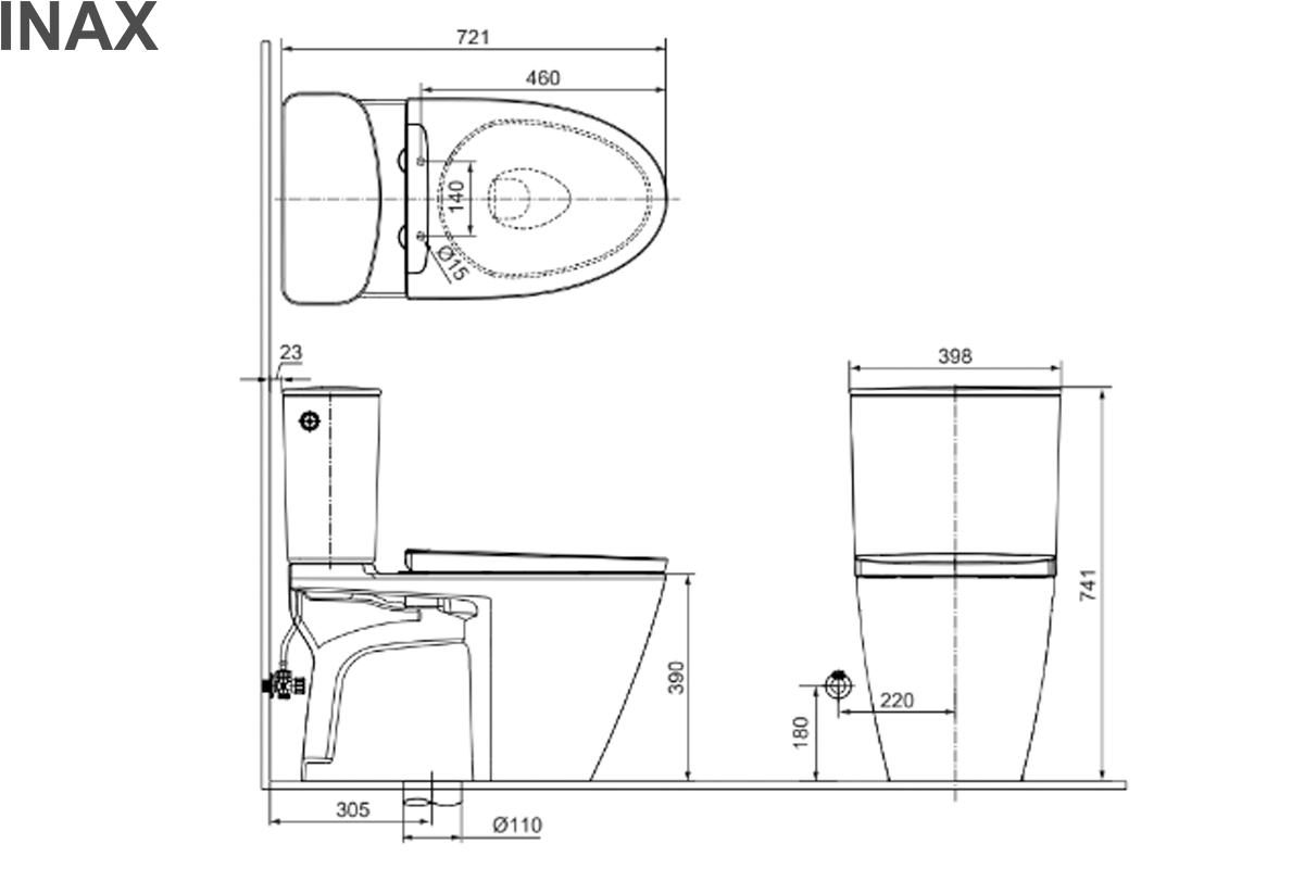 ban-ve-ky-thuat-bon-cau-nap-dien-tu-inax-ACT-602+CW-H18VN